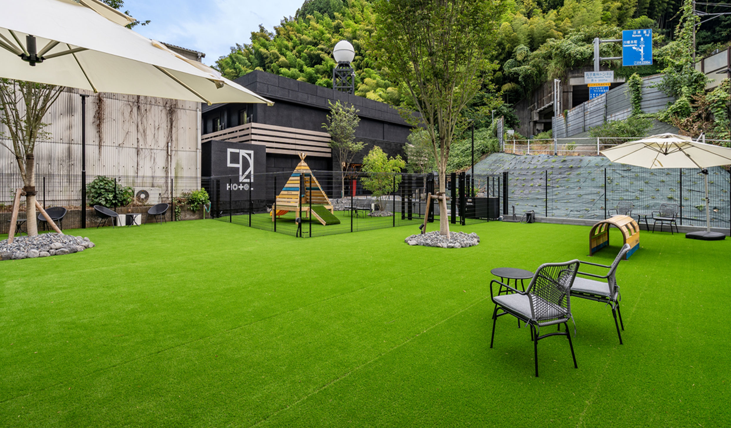 屋外ドッグラン