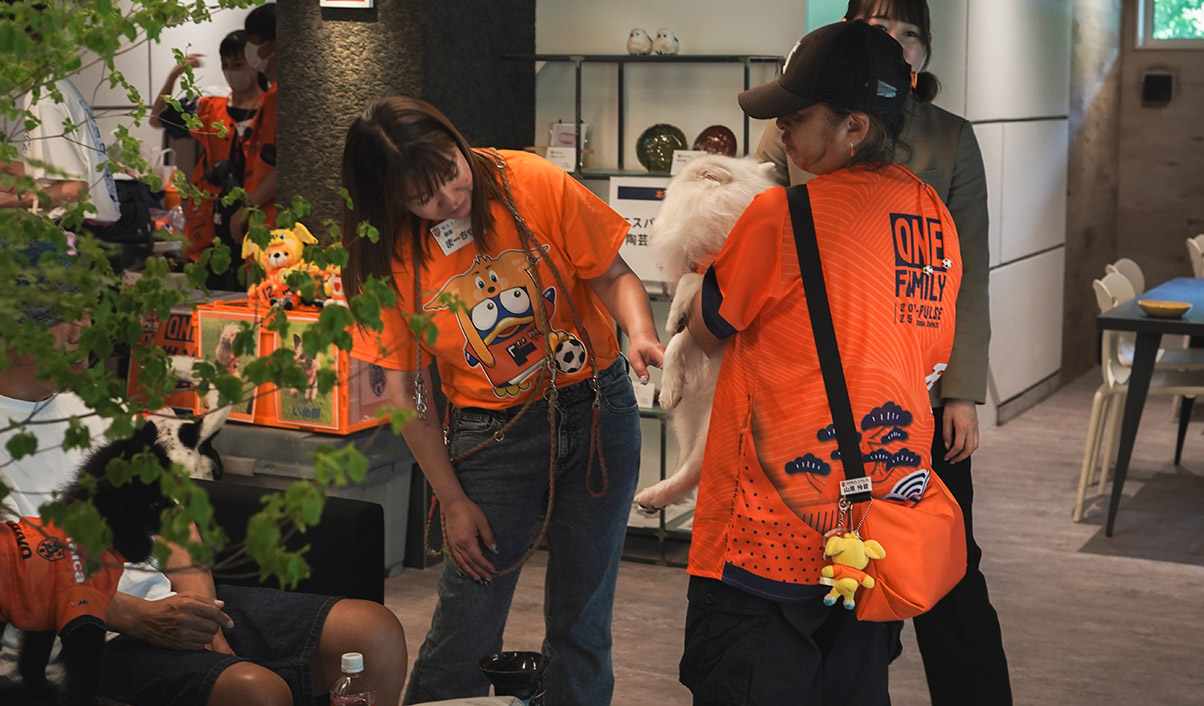 エスパルスいぬ部イベントの様子